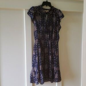 Les Serein Dress, Navy Floral, Med
